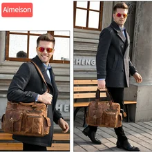 Мужская сумка для путешествий из натуральной кожи, дорожная сумка из натуральной кожи, большая винтажная сумка из кожи crazy horse на молнии, сумка-мессенджер для выходных