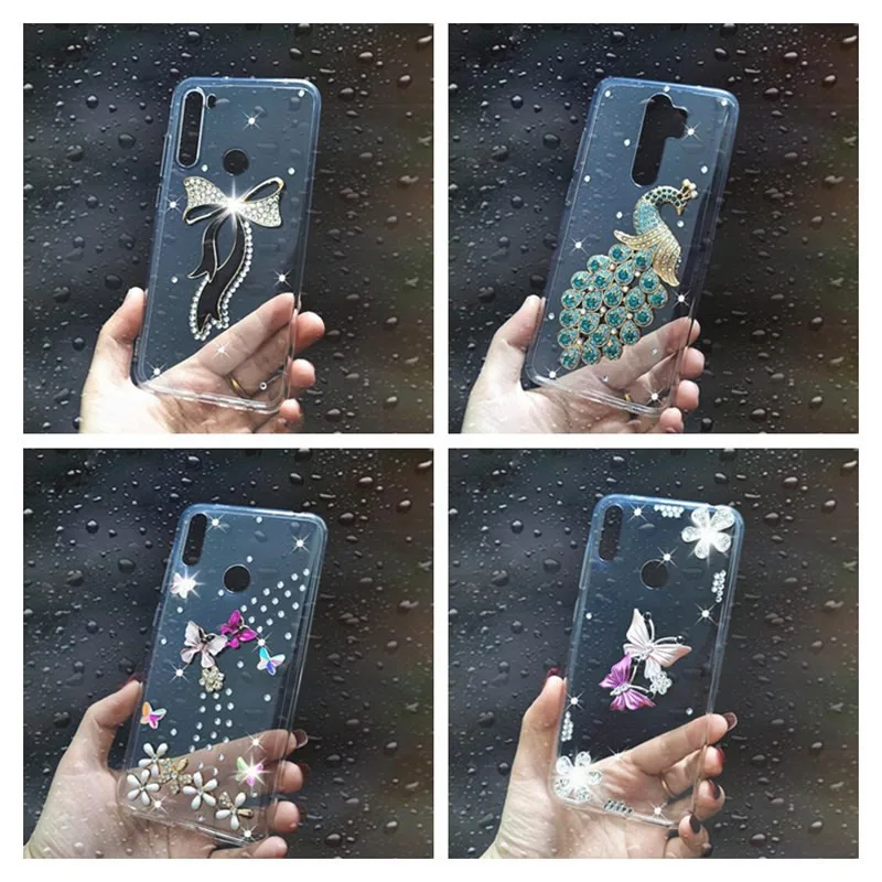 Luxury Soft Case For Xiaomi Redmi Note 9S 9 S 8T 8 T 7 6 Pro 4X 5A Glitter Cover 6A 7A K20 GO S2 4A Coque | Мобильные телефоны и