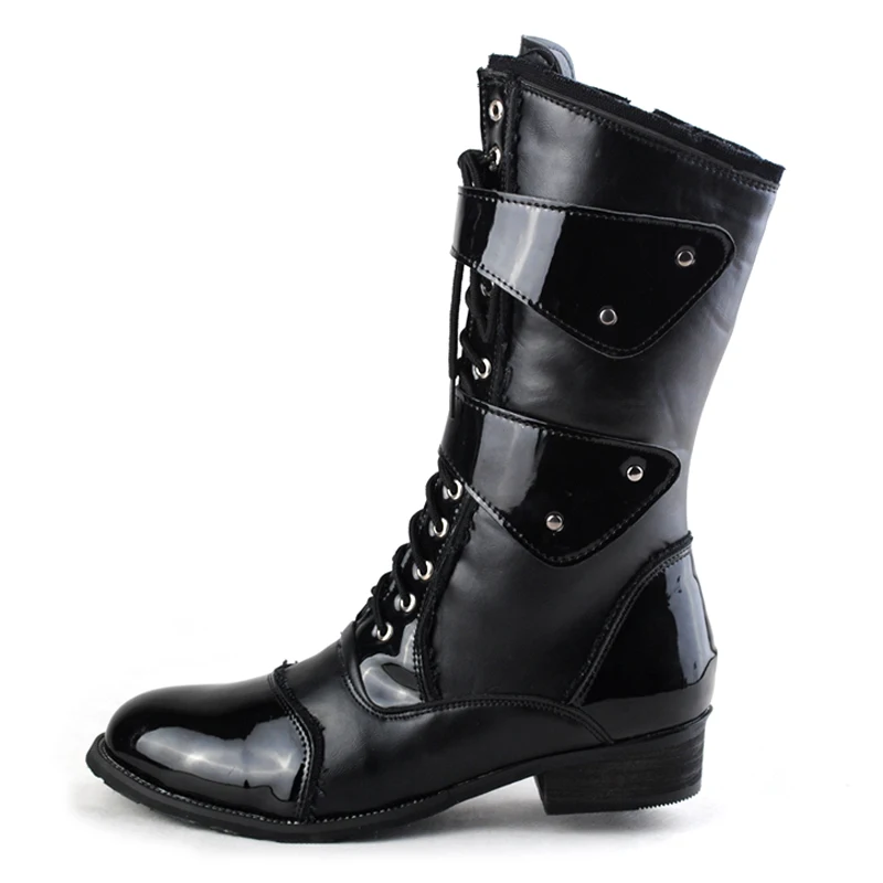 Зимняя обувь для мужчин, Zapatos De Hombre Модные ботильоны Erkek Ayakkabi/Сапоги до колена мужские армейские ботинки для верховой езды мотоциклетные сапоги на высоком каблуке