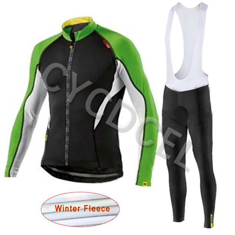Mavic новая зимняя флисовая профессиональная велосипедная футболка, комплект одежды для велоспорта, одежда для велоспорта, одежда для гонок и велоспорта - Цвет: Cycling jersey 7