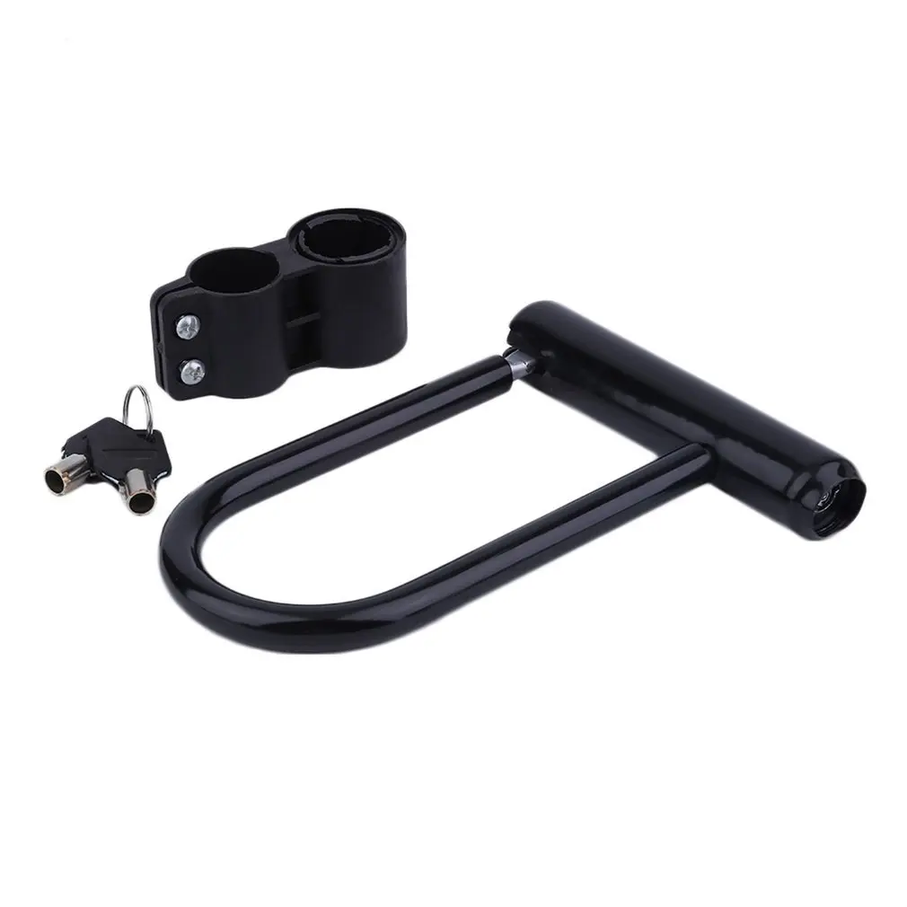 

Universal Bike Bicycle Cycling Steel Anti Theft Bicycle Perfect Security U Lock Cycling Safety Accessory + Mounting Bracket Key