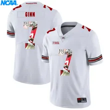 Новое поступление высокое качество майки Ginn Jr.#7 Pryor#2 колледж футболка ограниченной серии Майки S-XXXL