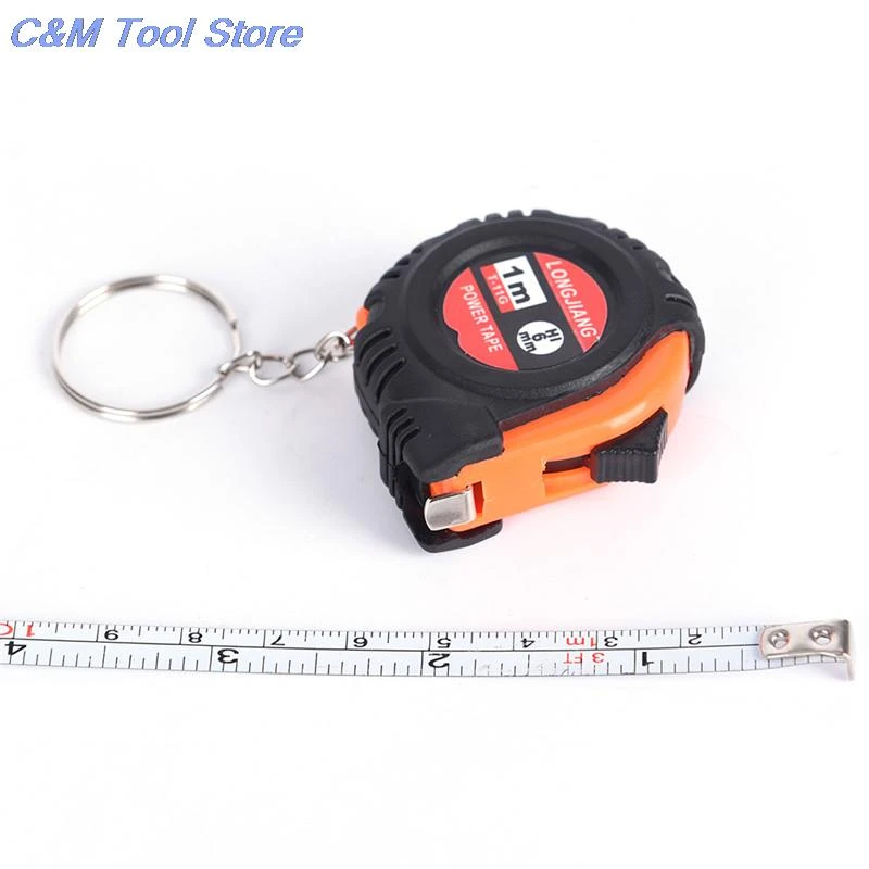 Tape Measure Measuring Tape Retractable Ruler Tape Measure Key Chain Mini Pocket Size Metric 1m Tape Measure Measuring Tape Retractable Ruler Tape Measure Key Chain Mini Pocket Size Metric 1m