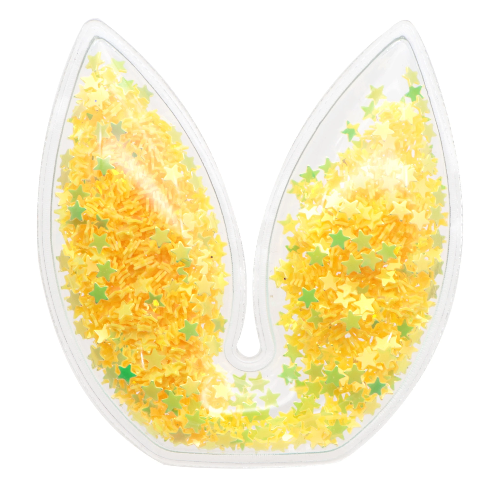 Прозрачная заколка для волос 51x5 3 мм/40x25 мм блестящие шейкеры из акриловой смолы