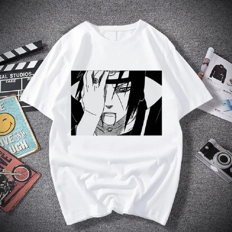 Cosplay&ware Kakashi Fashion Japanese Anime T Shirt Men Sasuke Funny Cartoon Tshirt Casual Cool Streetwear Couple Hip Hop Top Tee Male -Zentai shop online H828718a218694caaa793710f1ff71783b.jpg