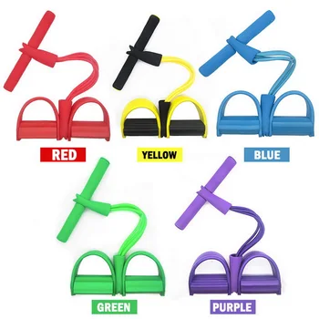 

4 Resistanc Elastic Pull Exerciser Massage Belly Resistance Band Yoga Gym Sport Training Elastic Bands Fitness Equipment