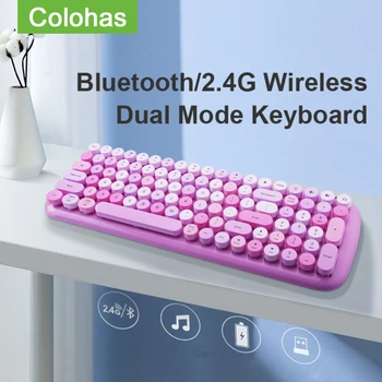 

2.4G Wireless Gaming Keyboard Mouse Kit Dual Mode Bluetooth Gaming Keyboard Mouse Set For PC Gamer Computer Laptop iPad Tablets