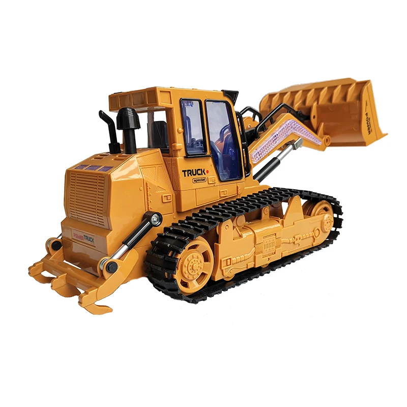 bulldozer trator pá modelo crianças rc brinquedos