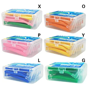 

L Shape Push-Pull Interdental Brush 20Pcs/box Oral Care Teeth Whitening Dental Tooth Pick Tooth Orthodontic Toothpick ToothBrush