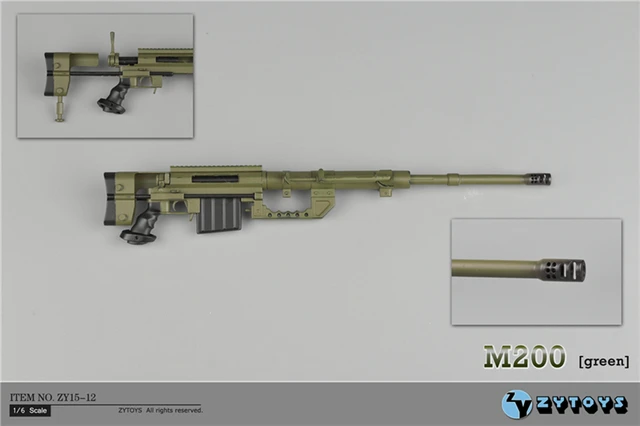 ARMA Rifle Sniper M200 1/6 PARA ACTION FIGURE ⋆ HOT TOYS