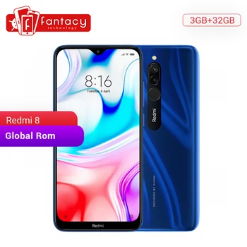 

Global Rom Xiaomi Redmi 8 3GB 32GB Snapdragon 439 Octa Core Cellphone 12MP Dual Camera 5000mAh Large Battery Mobile Phone