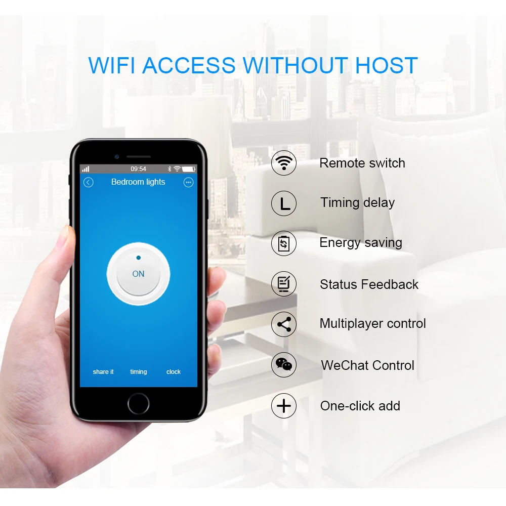 Itead Sonoff Basic переключатель Wi Fi Беспроводной дистанционного DIY автоматический