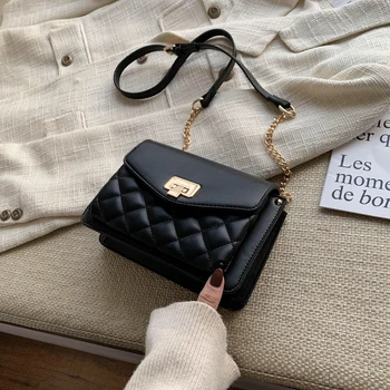 

2020 New Women Bags Fashion Chain Ladies Bags Shoulder Bags Casual Messenger Bags Black Women Bags Red Phone Bag Wallets