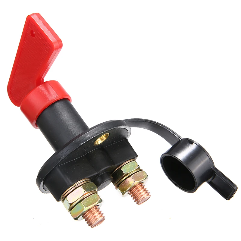 

1pc 60V Car Truck Boat Battery Isolator Disconnect Cut Off Power Switch Speed Racing Modified Key 200 AMPS