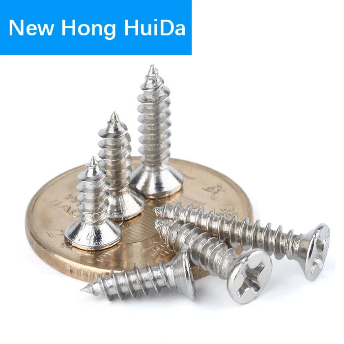 M1 x 5mm Nickel Plated Phillips Self-tapping Small Wood Screws