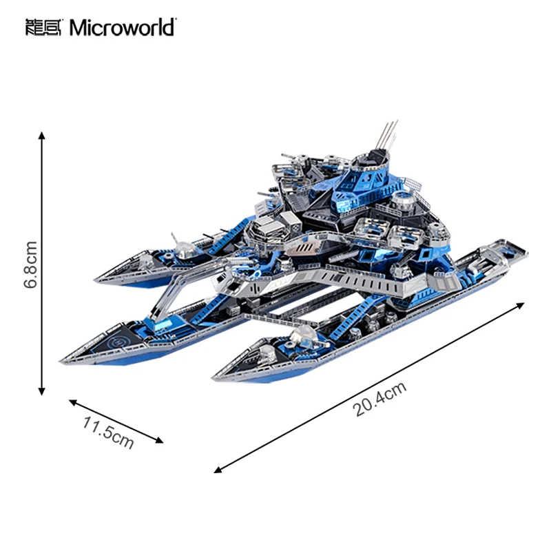 Microworld 3D металлическая головоломка фигурка игрушка лидер NO 1 модель наборы обучающая головоломка 3D комплекты моделей развивающие Подарочные игрушки для детей