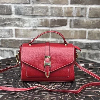 

Fashion handle Handbag Women Cowhide Leather Crossbody Bag Women's Shoulder Messenger Bags Small Cell Phone Wallet Case