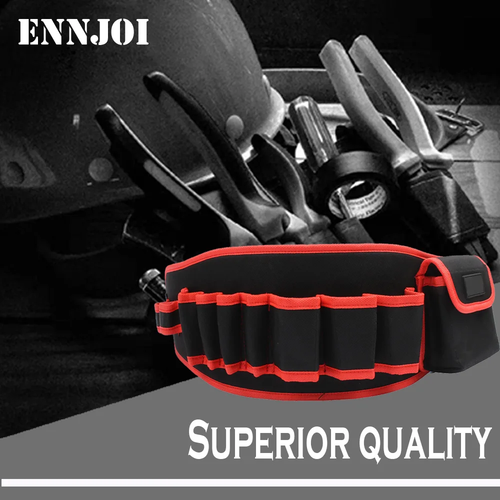 

Carpenter Rig Hammer Tool Bag Waist Pockets Electrician Tool Pouch Holder Pack Men Multi-Pockets Tool Belt Bag Utility Po