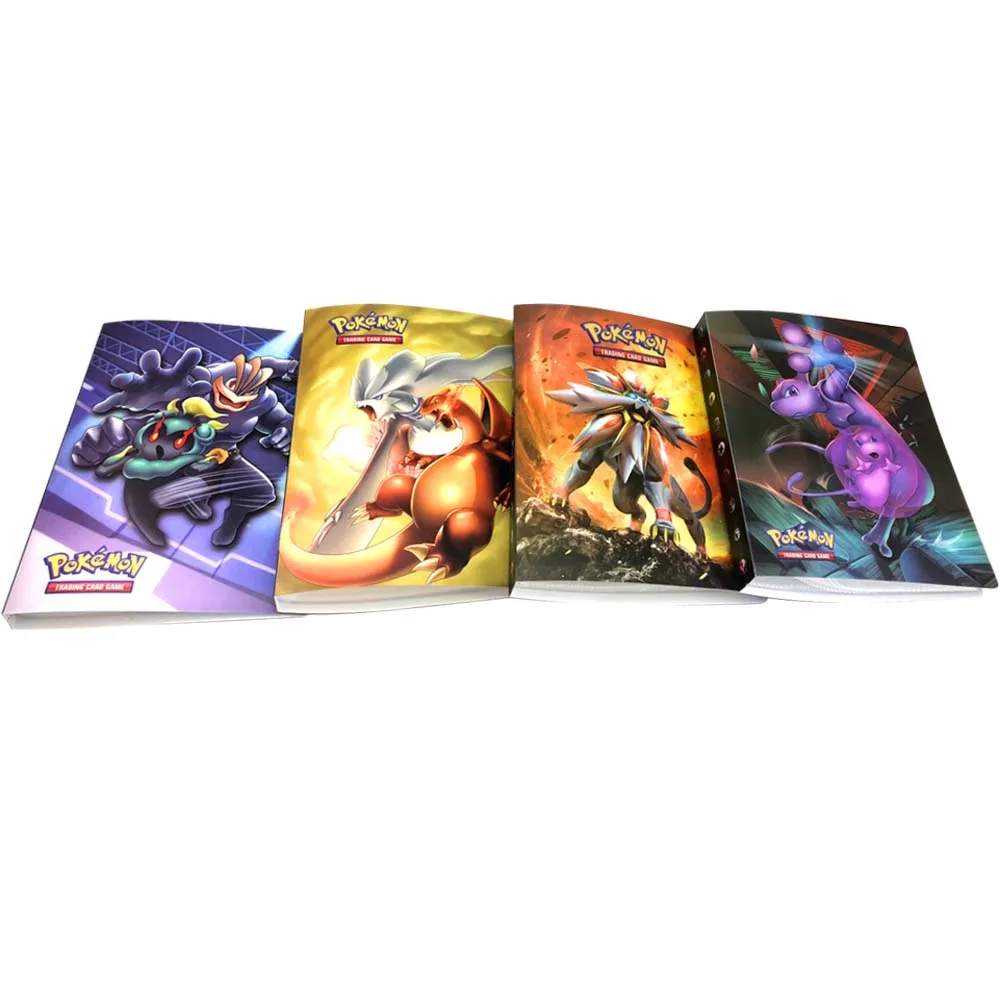 240Pcs Holder Album Toys Collections pokemones Cards Album Book Top Loaded List Toys Gift for Children