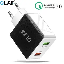 Быстрое зарядное устройство Olaf 4,0 3,0 USB для Redmi Note 7 Pro 48W 5A Supercharge быстрое зарядное устройство USB для телефона huawei P30 iPhone X XR