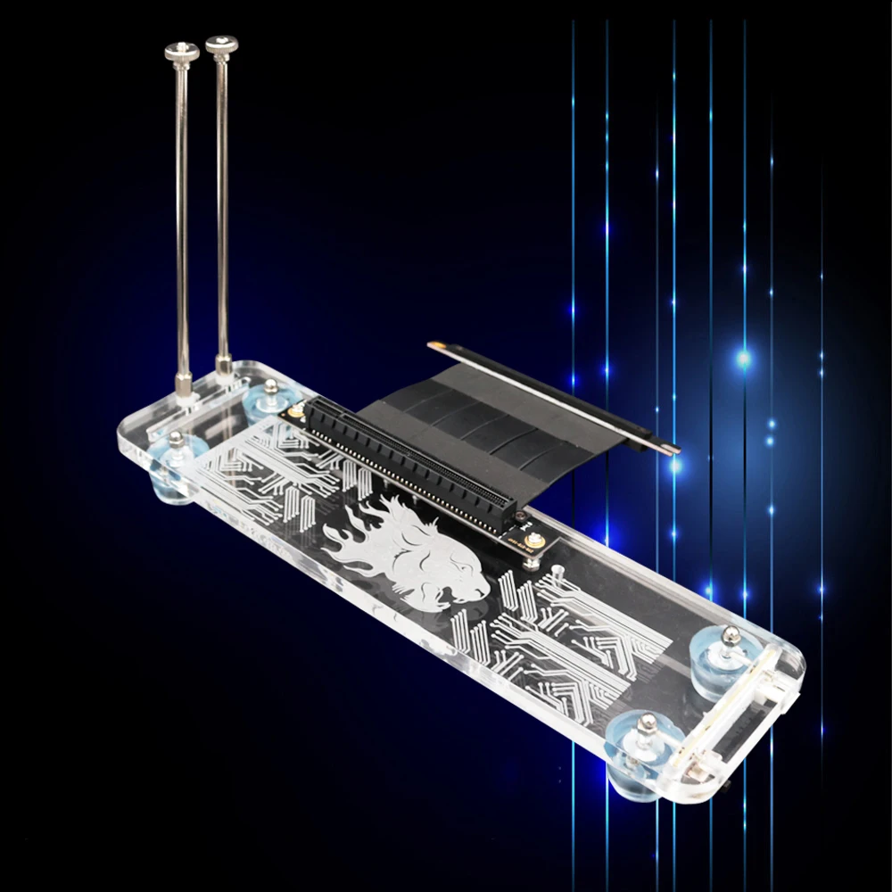 Светодиодный светильник RGB с кронштейном для видеокарты PCI E 3 0 16X внешний