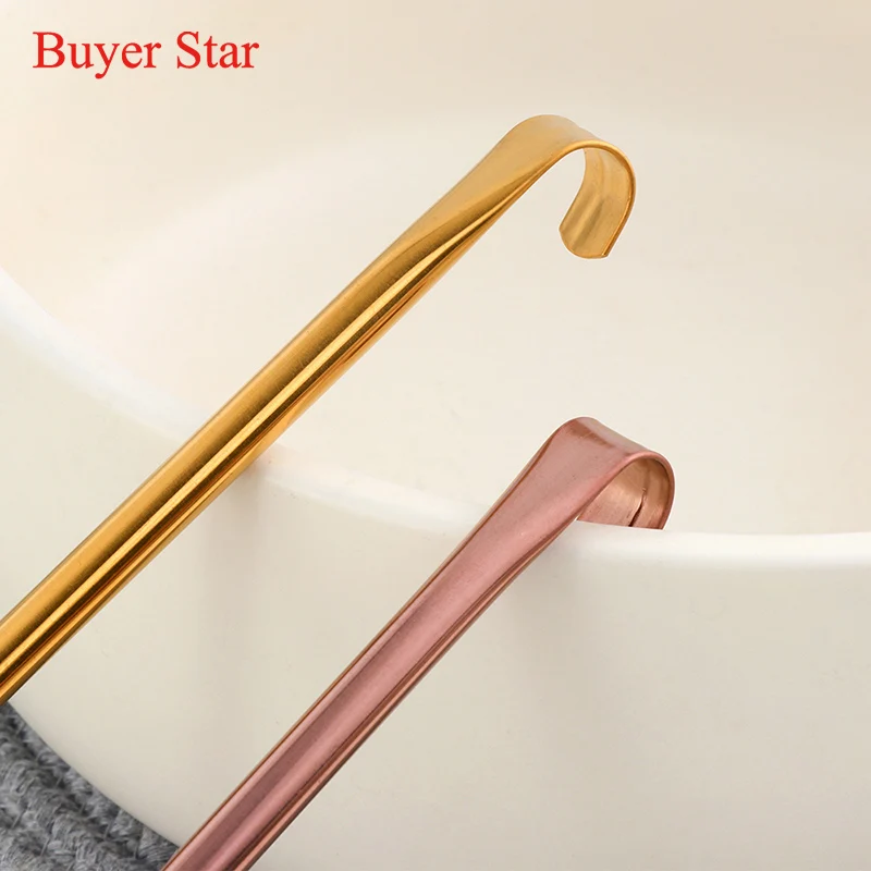 2PCS Long Handle Stainless Steel Ladle Serving Spoon Metal Round Dinner Scoop fry food spoons Tableware Cooking Kitchen Utensils