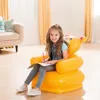 Cute Portable Cartoon Animal inflatable sofa Children Seat Tiger bear For Kid 3-8 Years Old Lovely Kids' PVC Chairs Baby Seats 3
