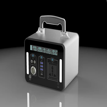 

Houde 500Wh AC 500W Output Power Station 135000mah Solar Inverter Generator Pure Sine Wave Power for Camping