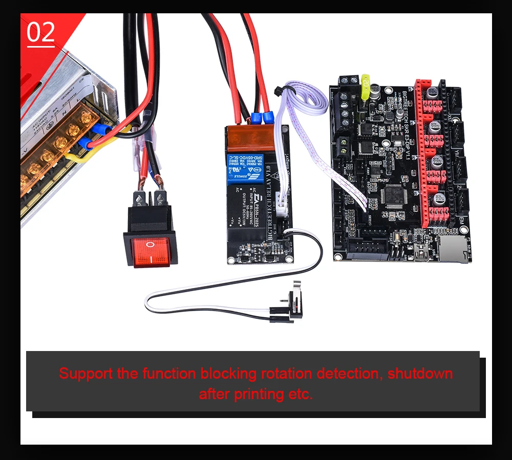 BIQU BIGTREETECH SKR E3 DIP V1.0 32 бит плата управления с TFT24 TMC2208 UART TMC2130 SPI драйвер для Ender 3/5 Pro