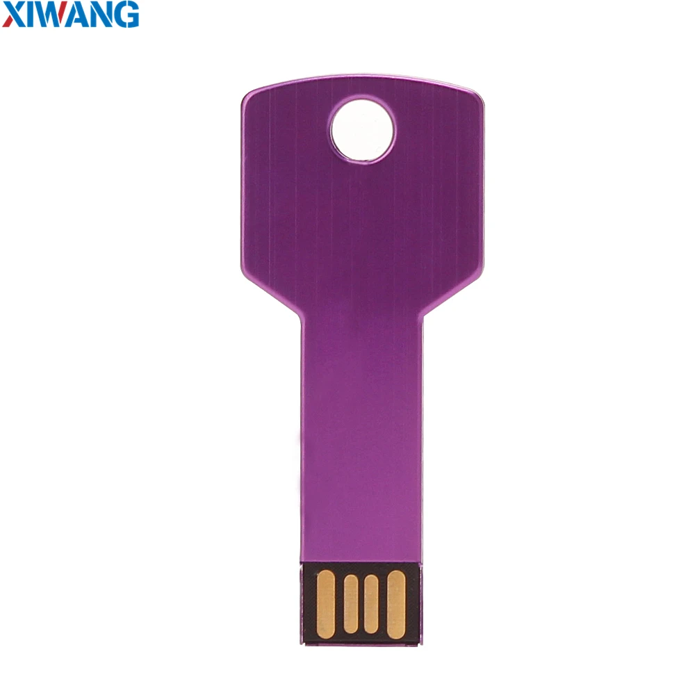 USB флеш-накопитель xiwang, 64 ГБ, металлический ключ, флешка, 128 ГБ, 32 ГБ, 16 ГБ, 8 ГБ, 4 Гб, водонепроницаемая флешка, USB2.0, USB флешка, карта памяти на заказ