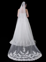 Wedding Veil Bridal Tulle Veils with Comb One-Layers 3 Meters  White Wedding Veils Cheap 2020 Bridal Veil