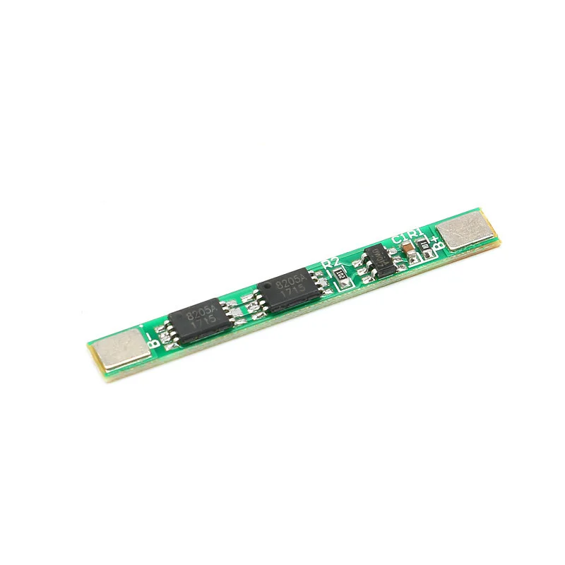 

10 pcs 1S 3.7V 4A li-ion BMS PCM 18650 Battery Protection Board PCB for 18650 lithium ion li Battery Double MOS