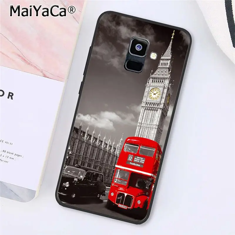 MaiYaCa Лондонский автобус Англия телефон Биг Бен чехол для телефона для samsung Galaxy A7 A8 A6 плюс A750 A9 A50 A70 A20 A30 A40 - Цвет: A13