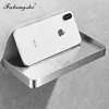 Falangshi Bathroom Shelf Phone Storage Rack Shelves Stainless Steel Wall Mount Shower Basket Holder Phone Holder WB8015 2