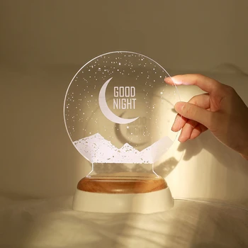 

Multi-function companion sleep 3D night light USB charging aromatherapy atmosphere lamp，301