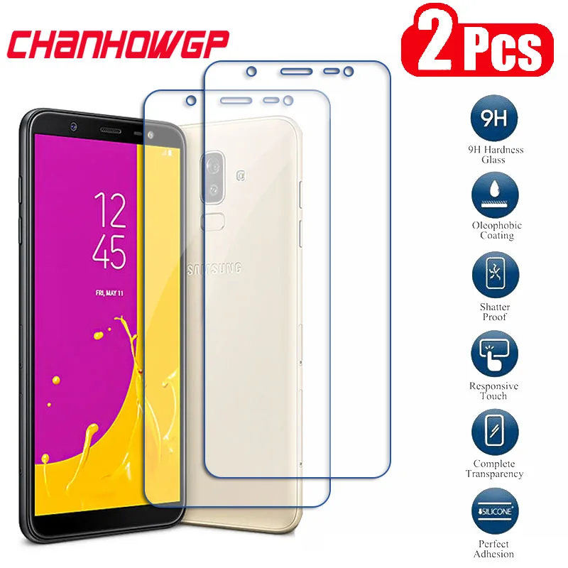 Закаленное стекло для Samsung Galaxy J8 2018 J810 Защитная пленка экрана SM J810F 2 шт. | Мобильные