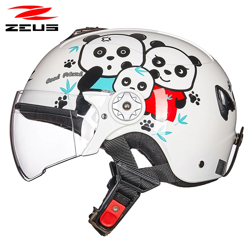 

ZEUS S size Children's Helmets Four Seasons Half Face Motorcycle Electric Bicycles Helmet Harley style
