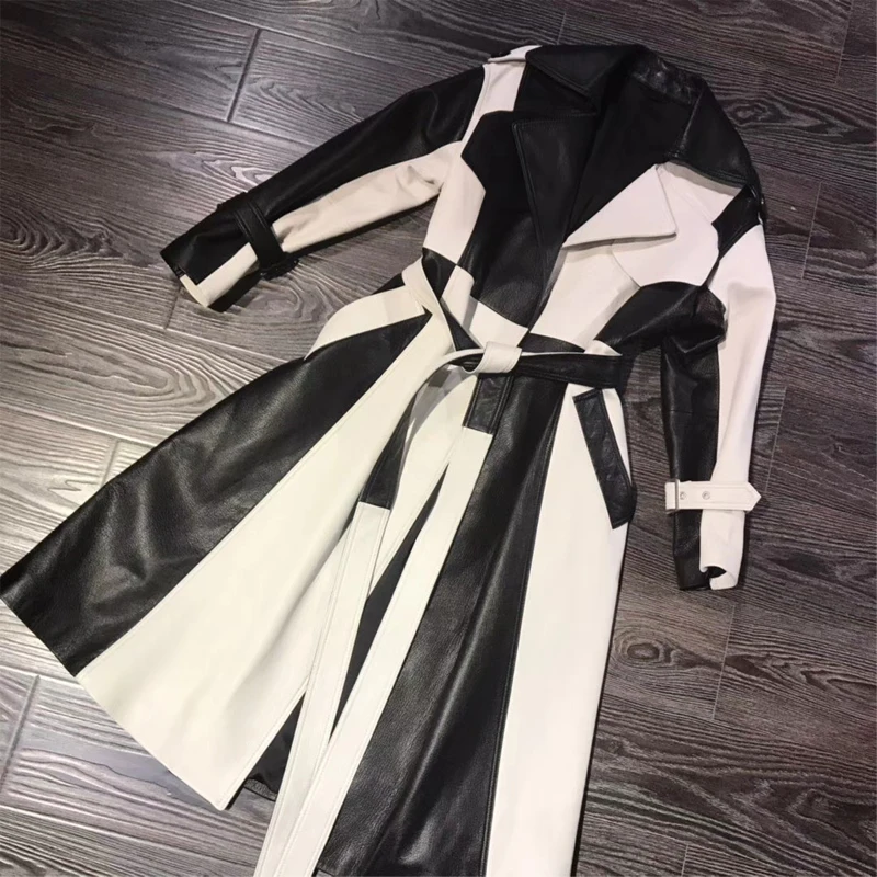 Женское пальто из натуральной кожи | Женская одежда