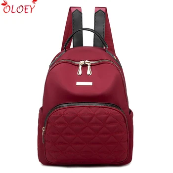 

Fil femelle Sac à Dos Nylon jeunesse femmes Sac à Dos belle mode fille décontracté sacs à Dos dame Sac à bandoulière 2019 Sac a