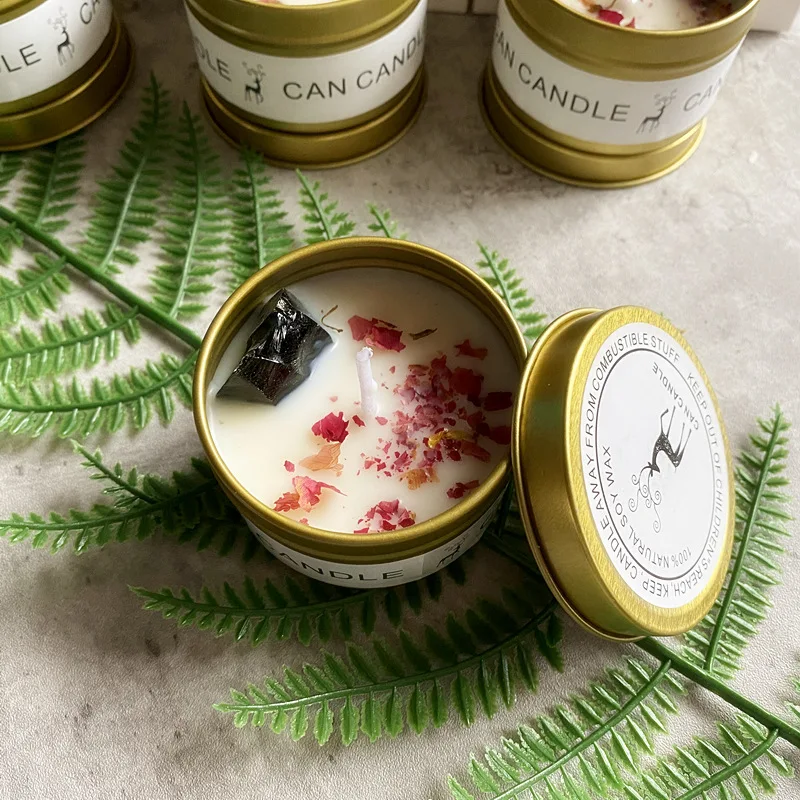 Scented Soy Wax Smokeless Candle in a Tin