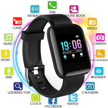 

New Men Women Digital Smart Watch Waterproof Blood Pressure Heart Rate Monitor Sport Fitness Watch Tracker Bluetooth Smartwatch