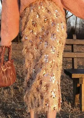 yellow skirt Женский осенне-зимний белый бархатный свитер с v-образным вырезом, Женские уютные пуловеры с длинным рукавом, свободный элегантный джемпер, одноцветная верхняя одежда - Цвет: yellow skirt