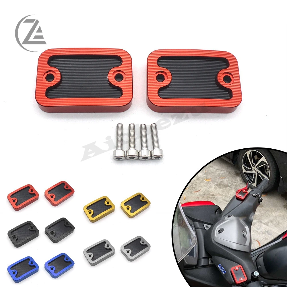 

ACZ NEW CNC 3D Texture Red/Black/Grey/Blue/Gold Brake Oil Pump Upper Cover For NMAX155 NMAX 2020 Modified