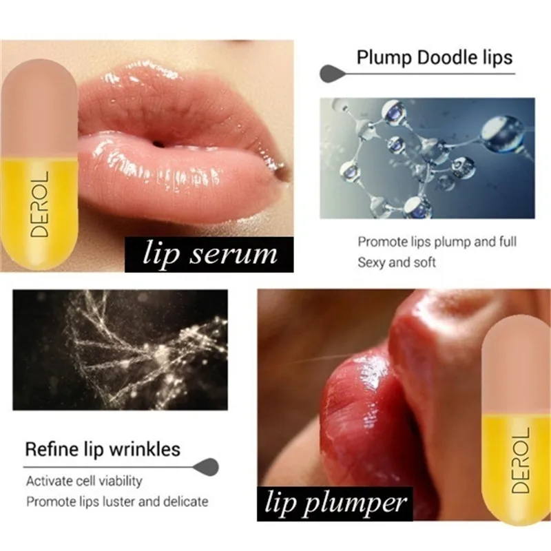Instant Volumising Lip Plumper Moisturizing Lip Repairing Reduce Fine Lines Mask Brighten Color Plumper Oil Care