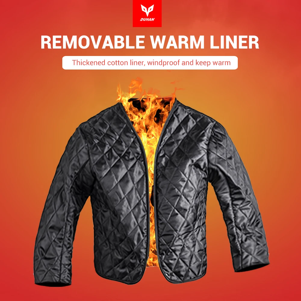 Motorcycle Jacket Men Motocross Moto Windproof Protective Jacket Pants for Winter Autumn