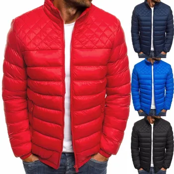 

ZOGAA Men Winter Coat Men Clothes 2018 Bubble Coat Casual Streetwear 4 Colors Zipper Stand Puffer Jacket Plus Size3XL Parka Men