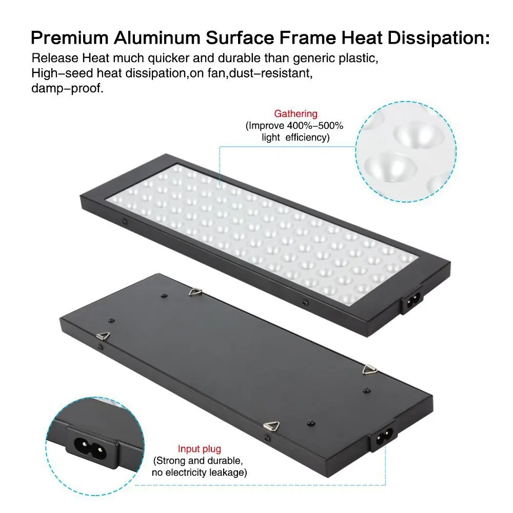 LED Grow Light Growing Lamps 40W AC85-265V Full Spectrum Plant Lighting Fitolampy For Plants Flowers Seedling Cultivation