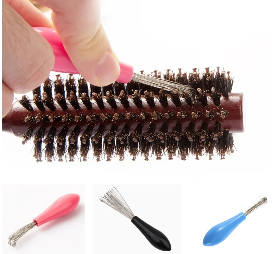 

Comb Hair Brush Cleaner Cleaning Remover Embedded Beauty Tools Plastic Handle Hot 2019