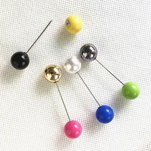2019 高品質のシミュレーションパールブローチピン女性スティックスカーフラペルピンセータージュエリーファッションアクセサリー(China)