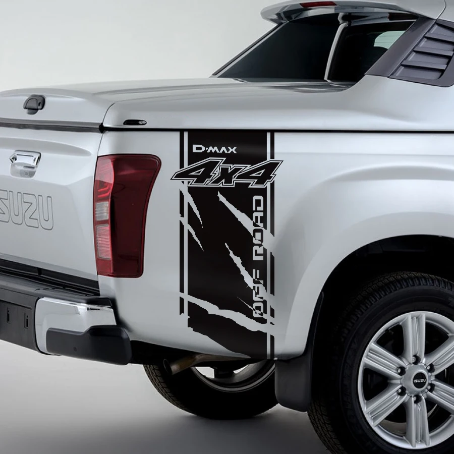 Виниловая наклейка для автомобиля Isuzu D max стильная внедорожников задняя коробка